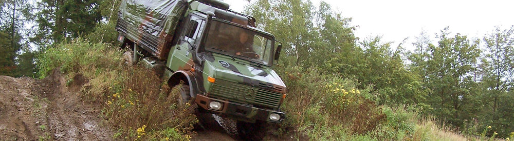 Unimog offroad fahren