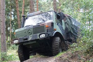 Unimog offroad fahren